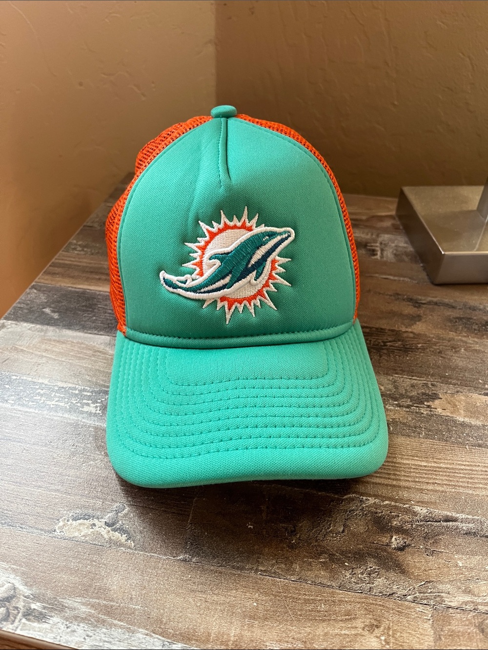 3/$30| 🧡🐬 Youth Miami Dolphins Trucker Hat in Aqua & Orange